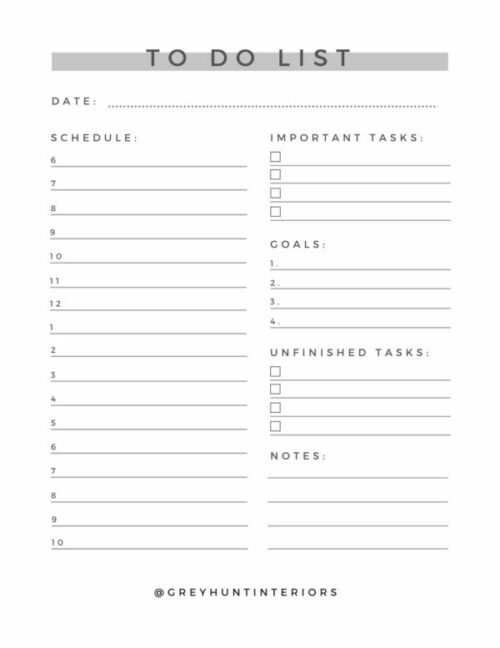 Worksheet Wednesday - Grey Hunt Interiors