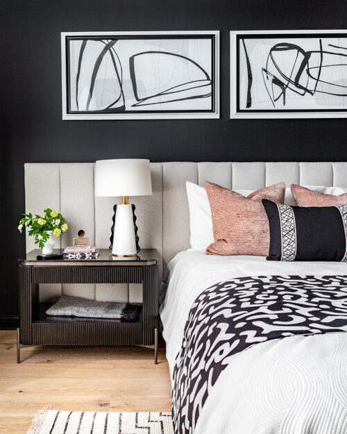 Styling His & Hers Nightstands - Grey Hunt Interiors